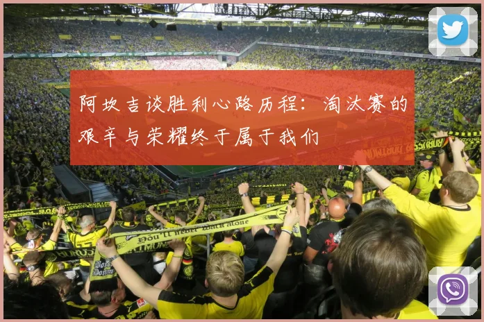阿坎吉谈胜利心路历程：淘汰赛的艰辛与荣耀终于属于我们